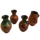 Krüge mit Wüstenmotiv - 6cm hoch
